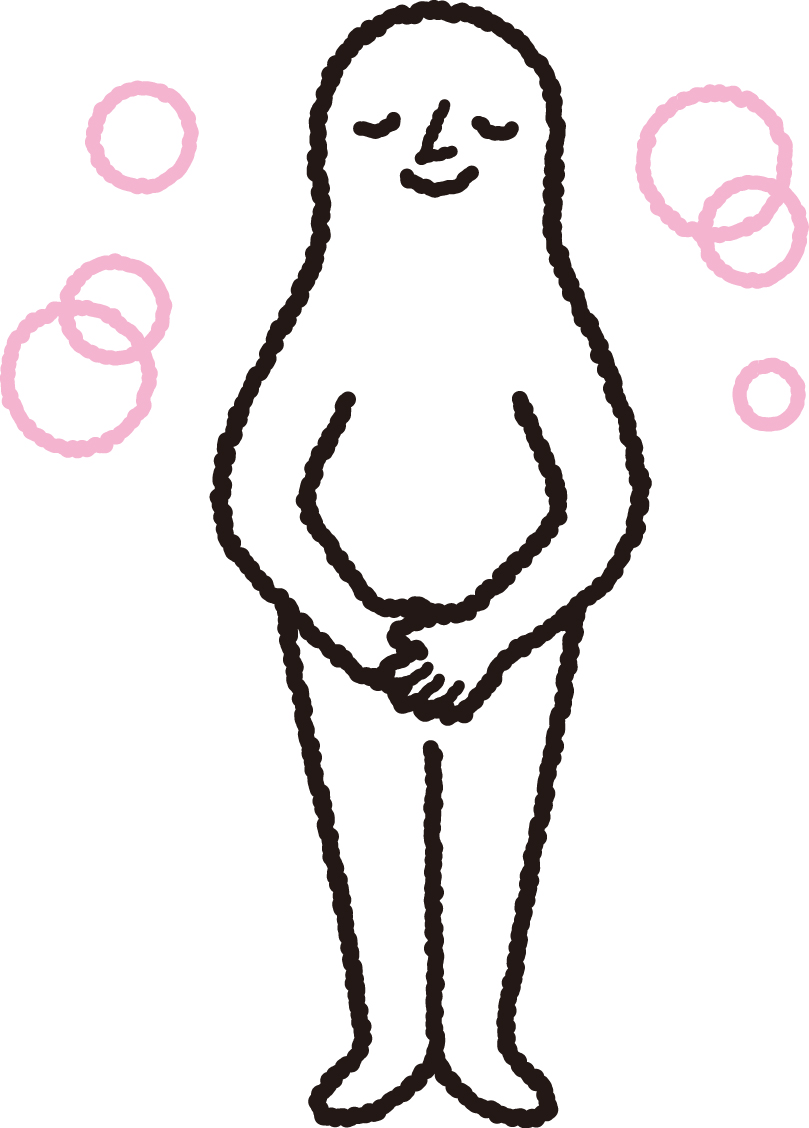 お辞儀をするイラスト